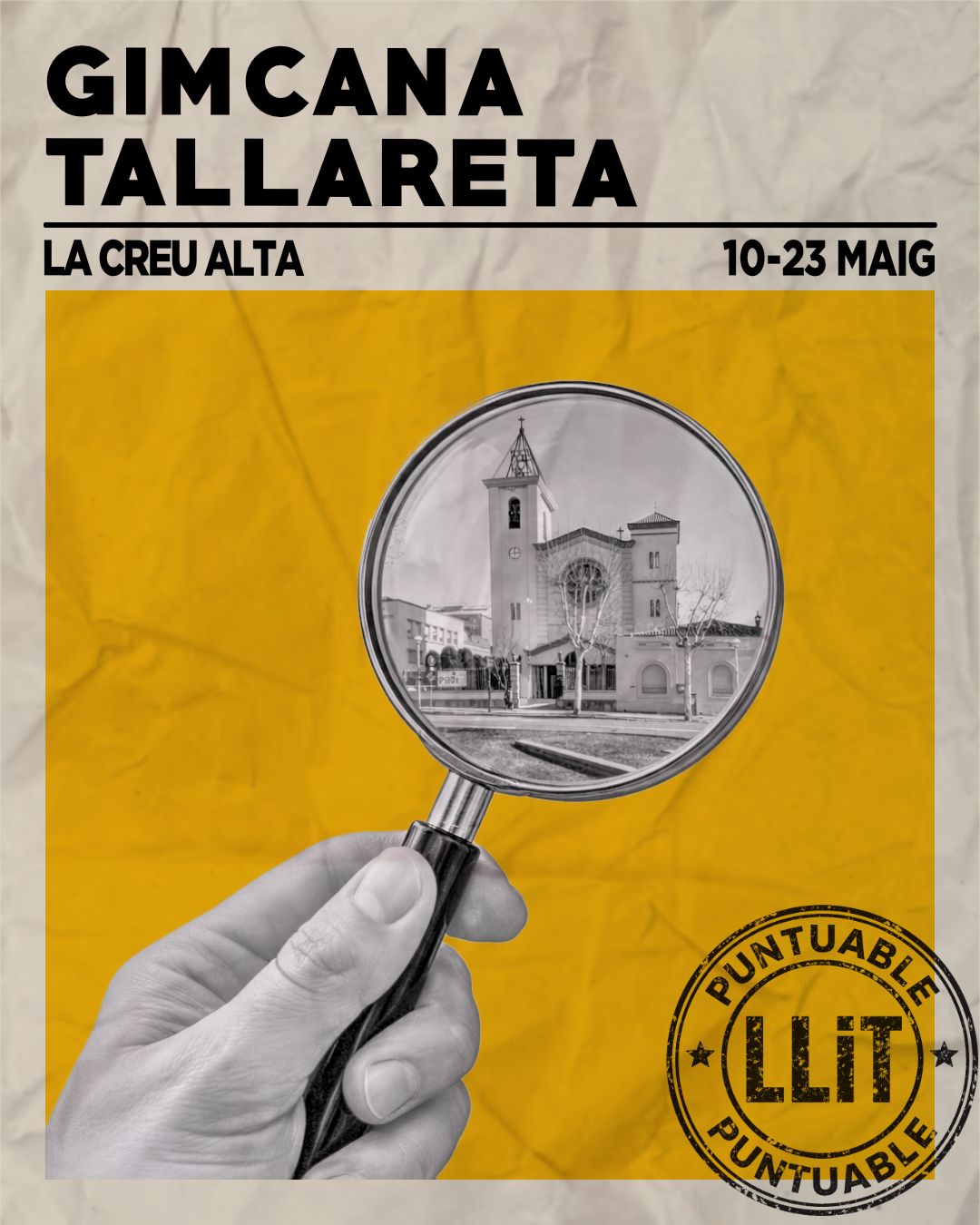 Gimcana Tallareta cartell